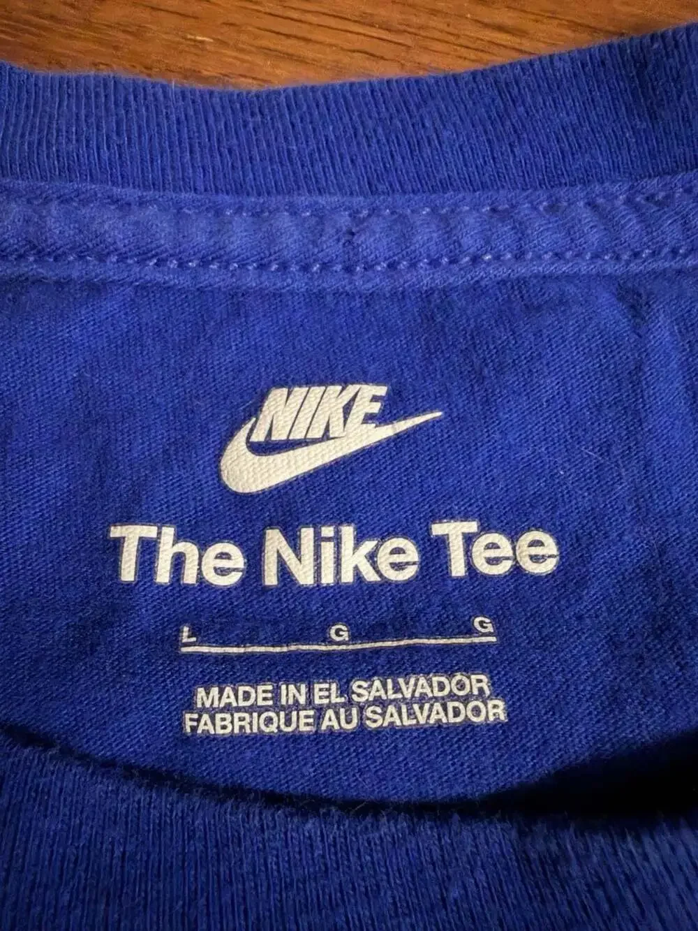 Nike tee blue